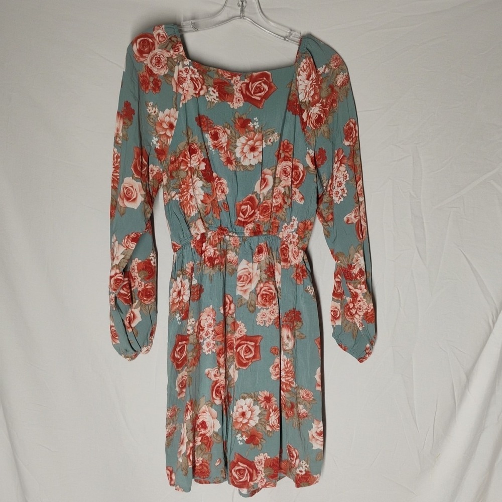 Emily Wonder Womens‎ Medium Floral Shabby Chic Country Short Dress - Picture 9 of 11